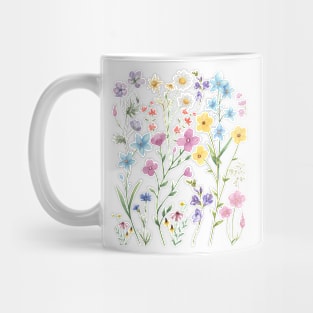 Watercolor Wildflowers, Boho Flowers, Nature Lover Mug